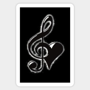 Love of music Sticker